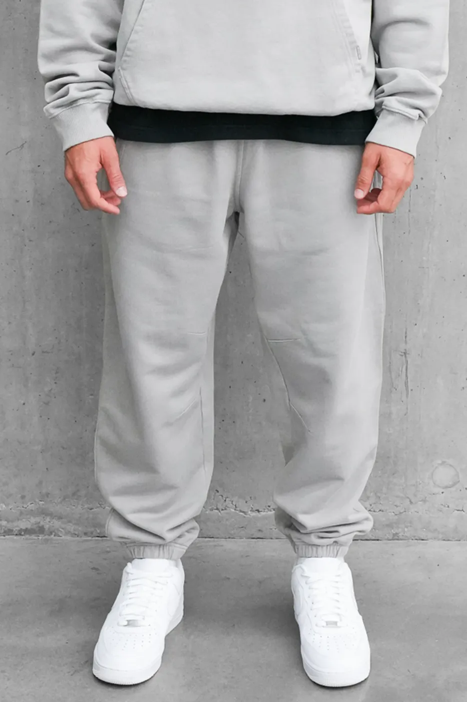 Sustainable Loopback Organic Cotton Bottom - Grey